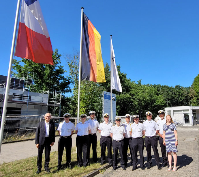 Besuch der Fregatte Hessen bei GSI/FAIR Besuch der Fregatte Hessen bei GSI/FAIR
