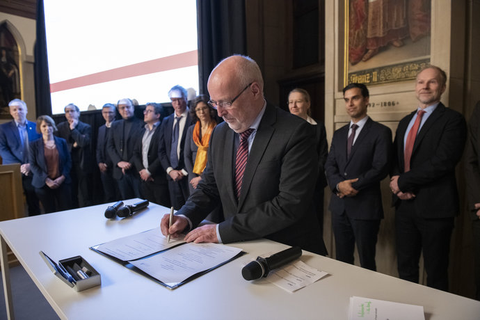 Signing of the Memorandum of Understanding of Frankfurt Alliance