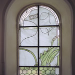 Kirchenfenster im Stadtteil Darmstadt-Wixhausen