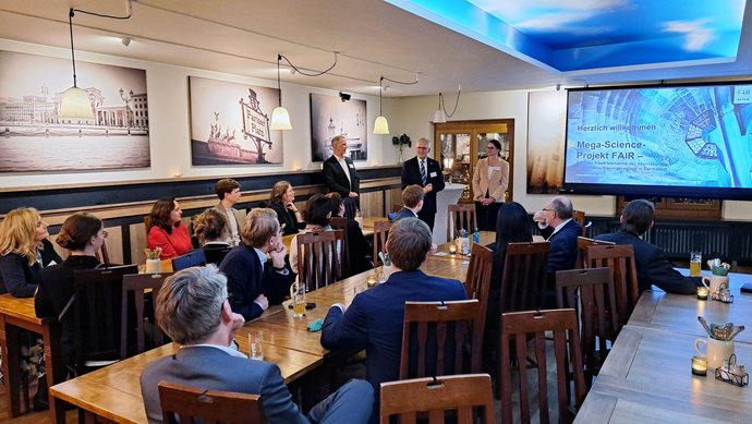 At the parliamentary evening in Berlin.