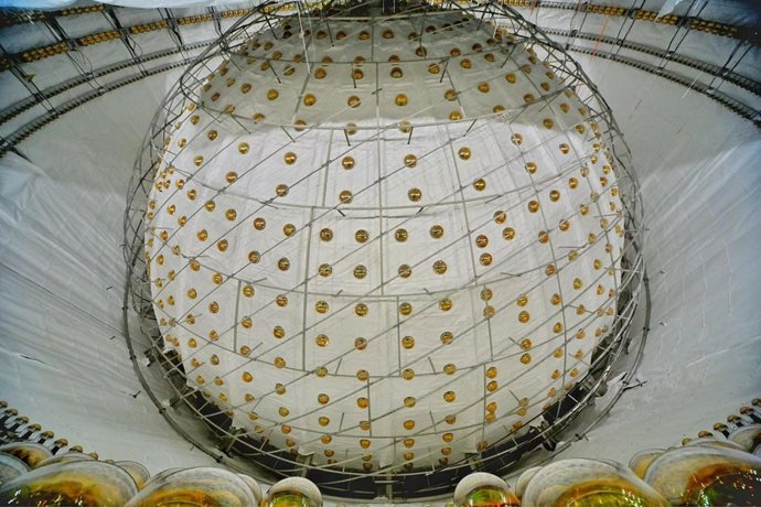 The JUNO detector seen from outside