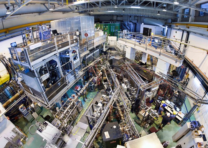 Die ISOLDE-Experimentieranlage am CERN.