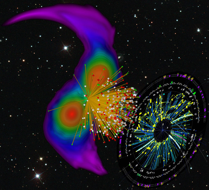 Neutron stars and particle tracks