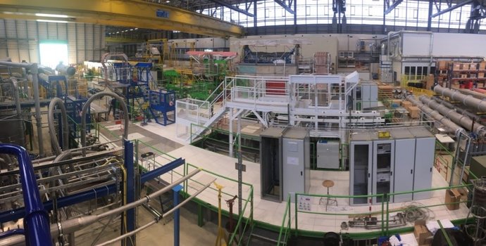 Testing facility at CERN (Geneva) for superconducting magnets