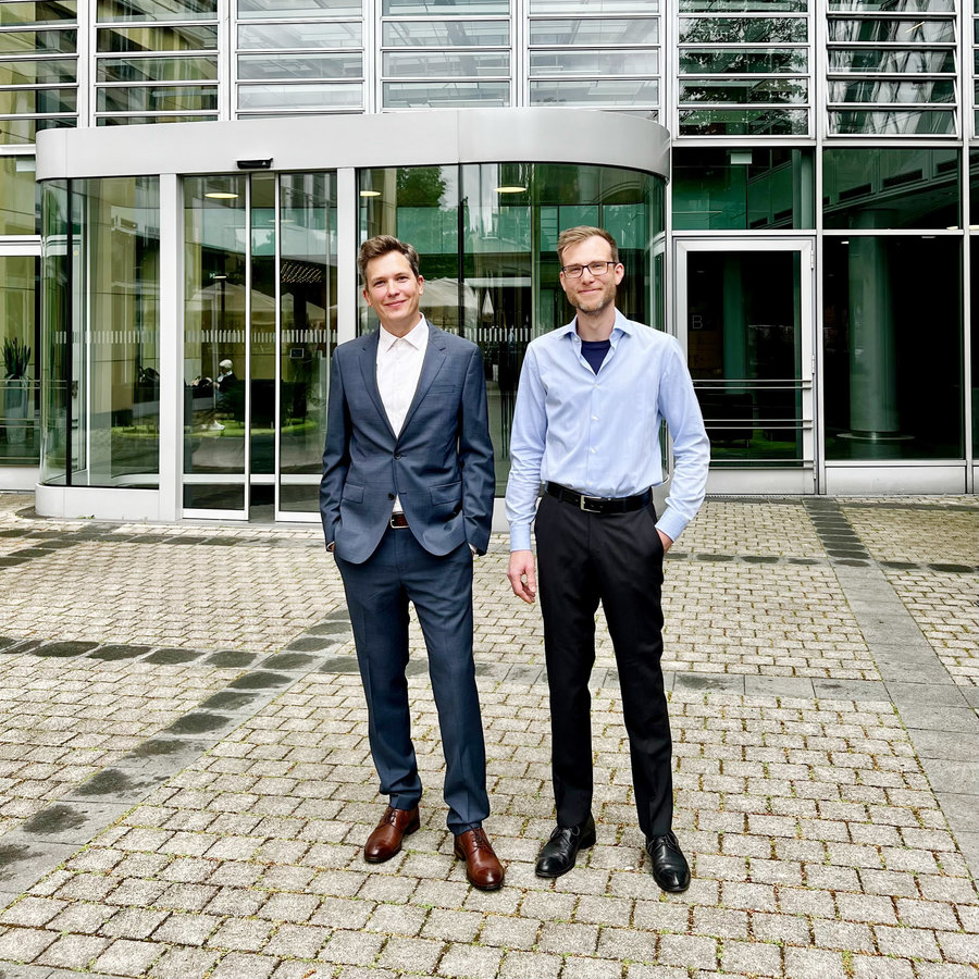 Dr. Dominik Studer (l.) und Dr. Tom Kieck Dr. Dominik Studer (l.) und Dr. Tom Kieck
