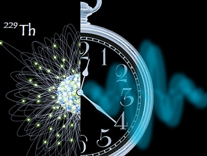 The radionuclide thorium-229 serves as the basis for the construction of the first atomic nuclear clock. 