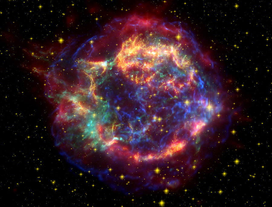 Bild: X-ray: NASA/CXC/SAO; Optical: NASA/STScI; Infrared: NASA/JPL-Caltech