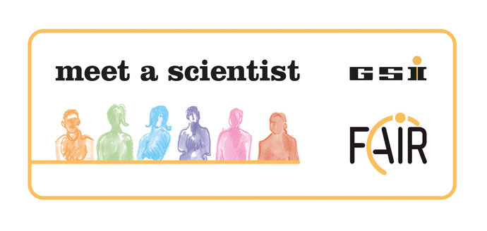 Event logo "Meet a scientist"